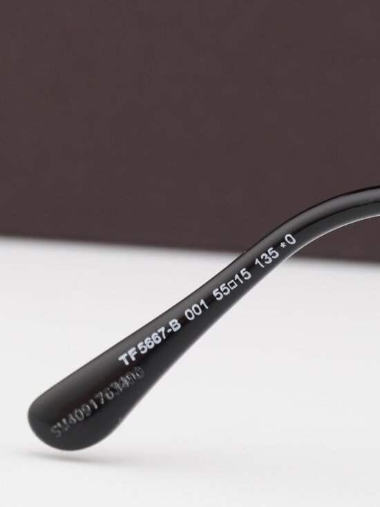 Tom Ford TF5667-B 001 Cat Eye Eyeglasses 55mm – Black